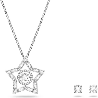 Immagine prodotto di Swarovski Set di gioielli da donna Collana Orecchini Cristalli Stella 5622729