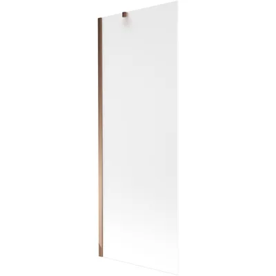 Obrázek produktu pro Mexen Next vanová zástěna 1 křídlo 70 x 150 cm, Vzor jinovatky, Zlatorůžová - 895-070-000-00-30-60