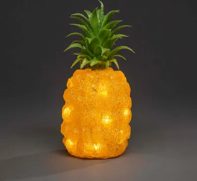 Produktbild von Konstsmide - LED Acryl Ananas, 16 warm weiße Dioden, 24 Außentrafo, weißes Kabel