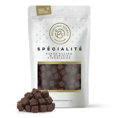 Zdjęcie produktu dla Kokos Kostka w Gorzkiej Czekoladzie 200 g