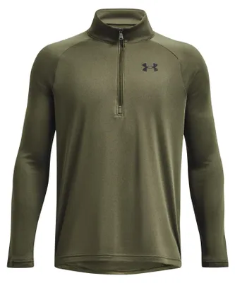 Immagine prodotto di Maglietta UA Tech 2.0 1/2 Zip-GRN