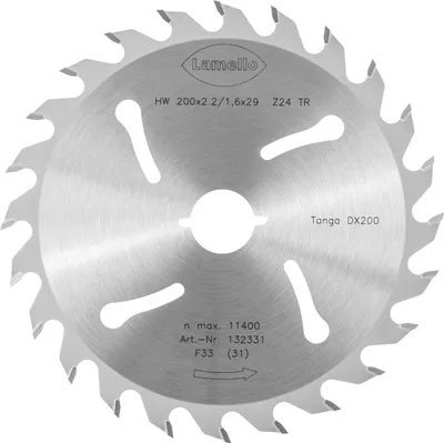 Produktbild von Lamello Sägeblatt für Tanga DX200, Z24, Ø 200 | 132331