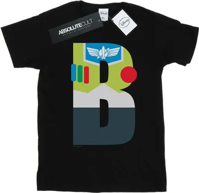 Produktbild von Disney - "Alphabet B Is For Lightyear" T-Shirt für Damen BI46921 (L) (Schwarz)
