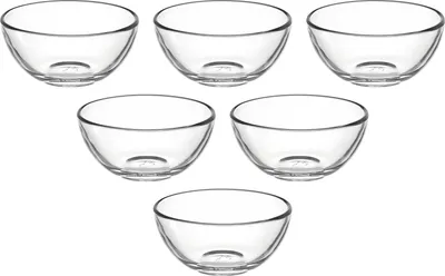 Produktbild von Leonardo Cucina Schale 6er Set, Schüssel, Schälchen, Dekoration, Glas, Ø 10 cm, 100 ml, 66325