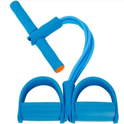 Produktbild von Multifunktions-Spannseil, Pedal-Widerstandsband, Bodybuilding Expander, Elastische Zugseil Trainingsgeräte, Leg Exerciser Pull Rope, Pedal Body Bauchtrainer, Resistance Bands Situps