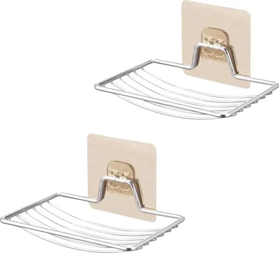 Produktbild von Wandseifenkorb - Edelstahl - Set von 2