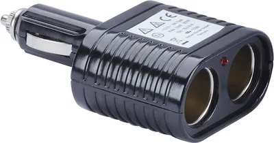 Produktbild von Mobiparts MP-PRE-DUALSOCK-01, Auto, Zigarettenanzünder, Schwarz