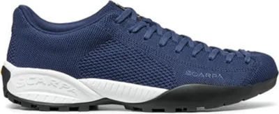 Mojito Bio Lifestyle Schuh von Scarpa in Blau mit atmungsaktivem Obermaterial und rutschfester Sohle.