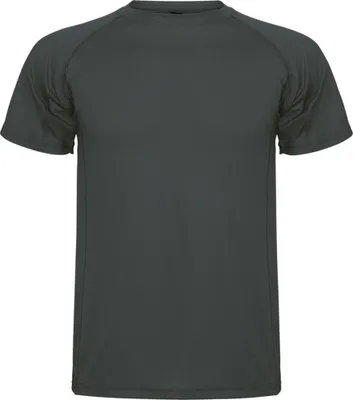 Produktbild von Roly - "Montecarlo" T-Shirt für Herren - Sport kurzärmlig PF4368 (M) (Dunkelgrau)