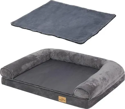 Produktbild von Famanu Hundebett – 2-in-1 Hundesofa mit orthopädischem Schaum