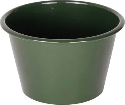 Zdjęcie produktu dla Metalowa doniczka Mary's Garden Supplies 11,5 cm, kolor zielony