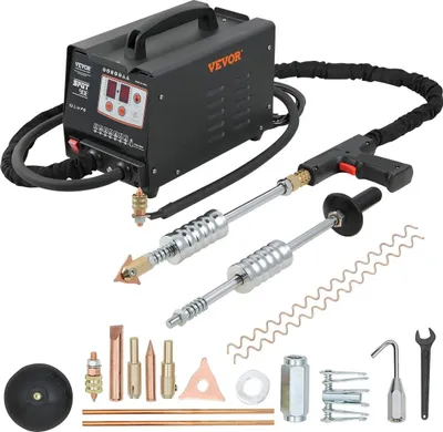 Image de Extracteur de bosses 3 kW, kit d'extracteur pour réparation automobile, détecteur de bosses sur panneaux