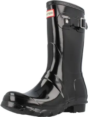 Produktbild von Hunter Original Short Gloss Boot Black Größe EU 38