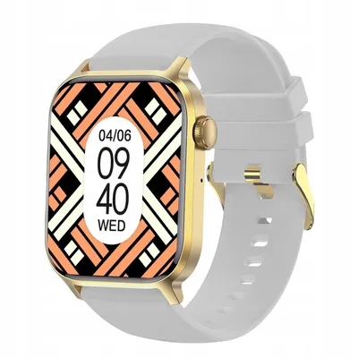 Immagine prodotto di Smartwatch Kiano Watch GO Heaven Gold, bianco-oro, Bluetooth, Android, chiamate telefoniche