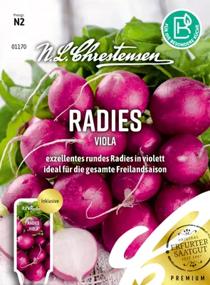 Artikelbild 1 von 'Radies Viola' aus der Kategorie Radieschensamen