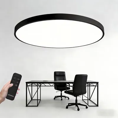 Produktbild von 54W LED Deckenleuchte Dimmbar, Ø50CM Deckenlampe mit Fernbedienung 3000-6500K Modern Rund Deckenleuchten für Wohnzimmer Schlafzimmer Kinderzimm