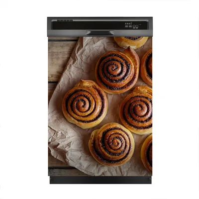 Produktbild von Magnete Dekorative 60x80 cm Küche Magnetmatte Spülmaschine - gebackene Zimtbrötchen