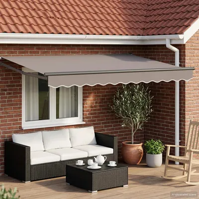 Immagine prodotto di vidaXL Telaio per tenda da sole elettrica antracite 3 x 2,5 m in acciaio