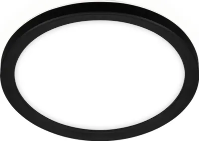 Immagine prodotto di Lampada da soffitto a LED Slim Ø19 cm ? piatta, 12 W, 1400 lm, bianco neutro, retroilluminazione, nera