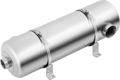 Image de Échangeur de chaleur pour piscine de 60 kW, en acier inoxydable, pour la circulation de l'eau chaude des spas et des jacuzzis