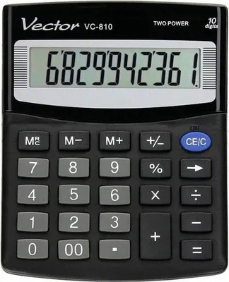 Obrázek produktu pro Vector VC-810 Office Calculator  black