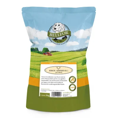 Zdjęcie produktu dla Bellfor Zdrowa przekąska dla psa - Poroże jelenia L - 80 g