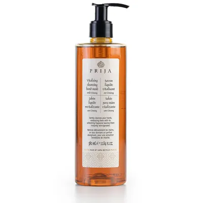 Obrázok produktu pre Prija Vitalizing Ginseng Tekuté mydlo - 380 ml - Denné použitie - testované - 100% vhodné pre vegánov
