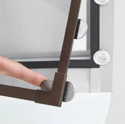 Produktbild von Magnetisches Fenstergitter 100x100cm selbstklevend