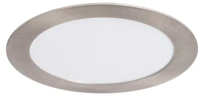Produktbild von LED Einbaustrahler flach 12W Rund SuperSlim Schnitt Ø 155mm Silber 3000K Warmweiß