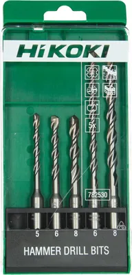 Produktbild von HM-Bohrersatz 782530 SDS-Plus 5-tlg. 5/6/8X110 + 6/8X160