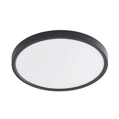 Produktbild von Lindby LED-Deckenleuchte Pravin, Ø 50 cm, 3.000 K, schwarz