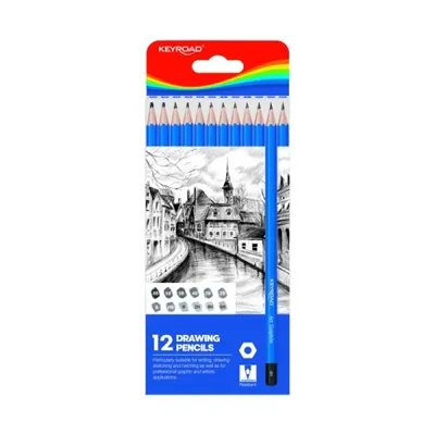 Produktbild von Keyroad Skizzierstifte-Set 8,8 x 21,4 x 0,9 cm, 12 Stück KR972271