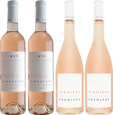 Produktbild von Best Of Provence - Domaine Domaine Figuière "Magalie" x2 & "Première" x2 - Rosé Côtes de Provence 2024 75cl