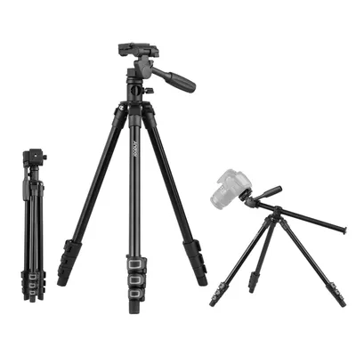 Obrázek produktu pro Videostativ Andoer Q160HA je robustní stativ pro horizontální upevnění, který je vhodný pro digitální zrcadlovky, videokamery a miniprojektory.