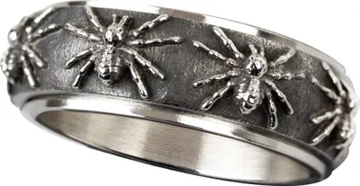 Produktbild von Drehring "Spinnen": Spinner Ring aus Edelstahl 62 (19.7 mm Ø)