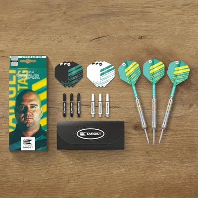 Produktbild von 22G Darts Set - Komplettes Dartset mit Stahlspitzen und Aufbewahrungsetui