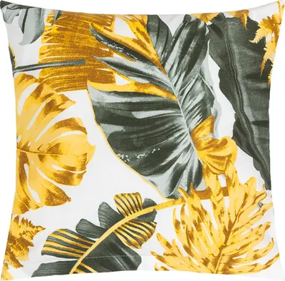 Image de Taie d'oreiller en coton - 40x40 cm - Or,Gris,Blanc