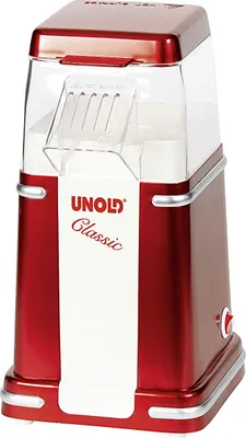 Immagine prodotto di UNOLD Macchina per popcorn 48525 900 Watt rosso-metallico/argento