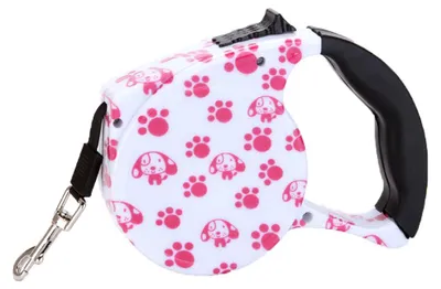 Produktbild von Rollleine für kleine und mittelgroße Hunde bis 15 kg, rutschfester Griff, sicheres Bremssystem, 5 m