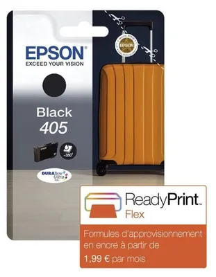 Immagine prodotto di EPSON 405 XL Black Ink Cartridge - Suitcase (C13T05H14010)