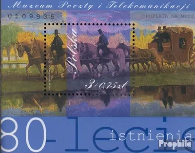 Produktbild von Briefmarken Polen 2001 Mi Block147 (kompl.Ausg.) postfrisch Postmuseum
