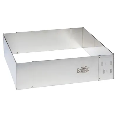Produktbild von RBV Birkmann Backrahmen | Easy Baking, Kuchenform, Rechteckig, Flache Oberfläche, Edelstahl, Edelstahl, 70 mm