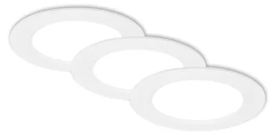 Produktbild von Briloner LED-Einbauleuchten Ultraflat 3er Set 6W 660lm weiß