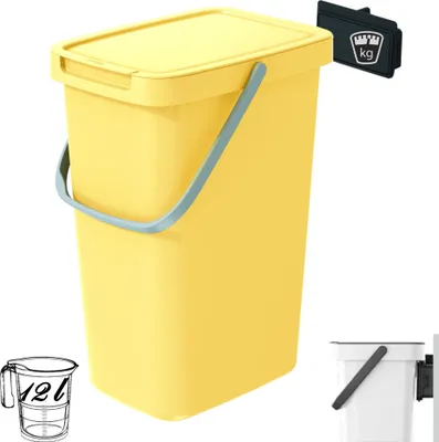 Image de Poubelle Select 12 L jaune clair