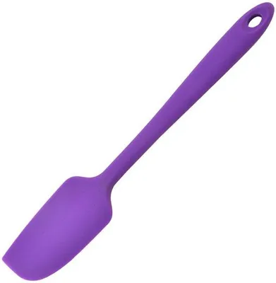Immagine prodotto di Spatola in silicone resistente al calore da 22 cm, viola, antiaderente