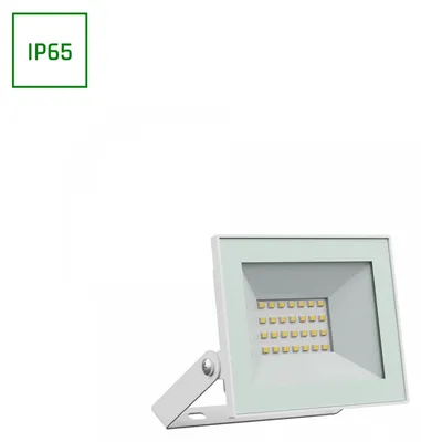Produktbild von Spectrum LED Fluter Noctis Lux 4 Weiß IP65 20W 1650lm Tageslicht 6000K kaltweiß 100°