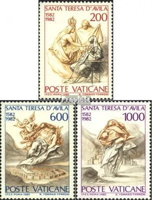 Produktbild von Briefmarken Vatikanstadt 1982 Mi 808-810 (kompl.Ausg.) postfrisch Theresia von Avila