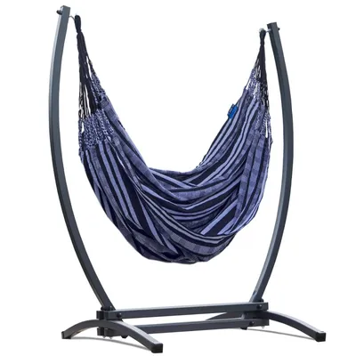Obrázok produktu pre Závesné kreslo s rámom a vankúšom I hojdacie - 140x180 cm max 160kg