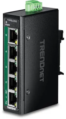 Obrázek produktu pro Trendnet TI-PGLC50, Nespravované, Gigabit Ethernet (10/100/1000), Plně duplexní režim, Podpora napájení po Ethernetu (PoE), Montovatelné na zeď