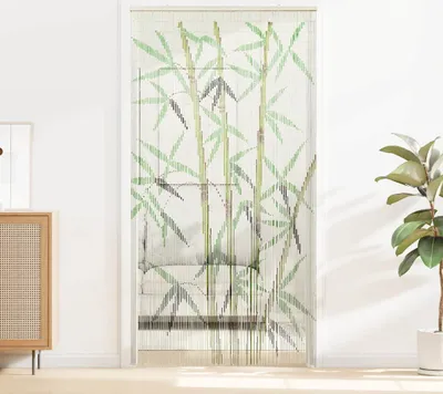 Immagine prodotto di Tenda Antimosche per Porte Stampa Bambù 90x220 cm Bambù